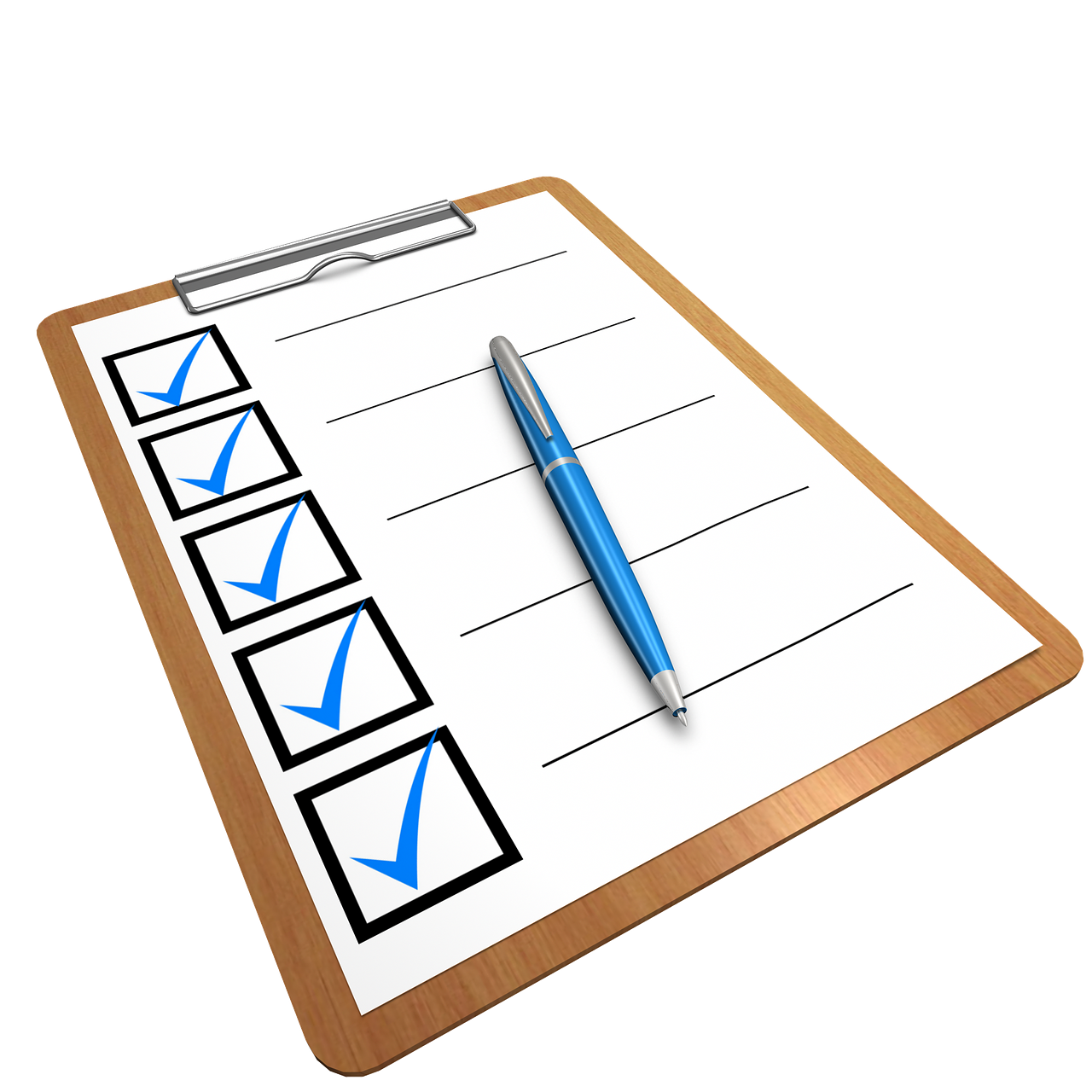 checklist, clipboard, questionnaire-1622517.jpg